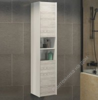 Шкаф-колонна Comforty Женева-35 дуб белый - Интернет-магазин сантехники Сантехника на дом, Екатеринбург