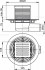 Сливной трап AlcaPlast APV103 105х105/50 боковой - Интернет-магазин сантехники Сантехника на дом, Екатеринбург